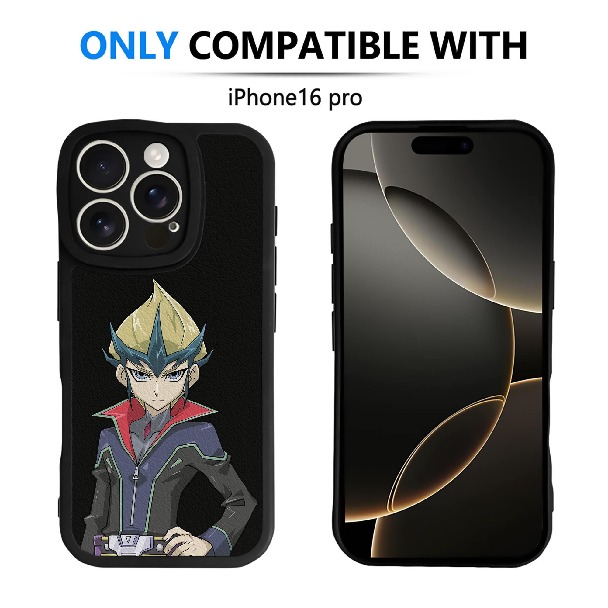遊☆戯☆王 Yu-Gi-Oh! 【iPhone 16シリーズ対応】シリコンスマホケース（レザー調） 材質：シリコン